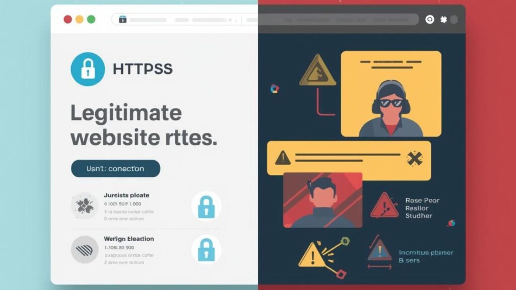 Difference Between Legitimate And Fake Websites