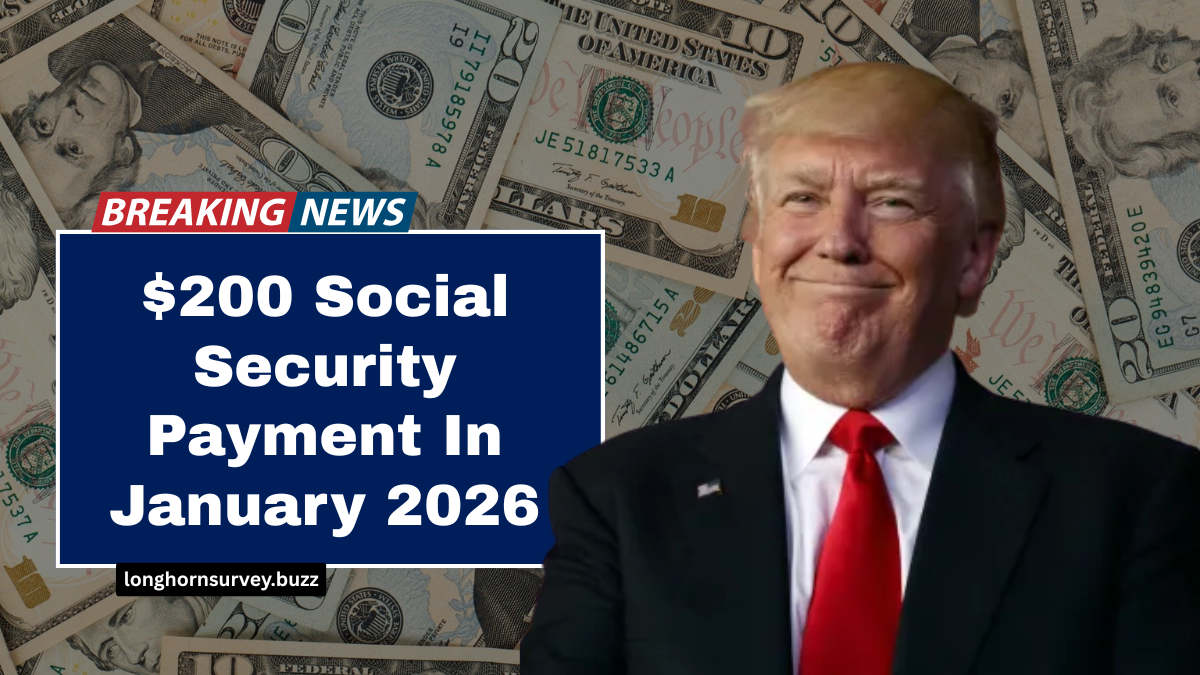 $200 Social Security Payment In January 2026 - Who Qualifies And How It Helps