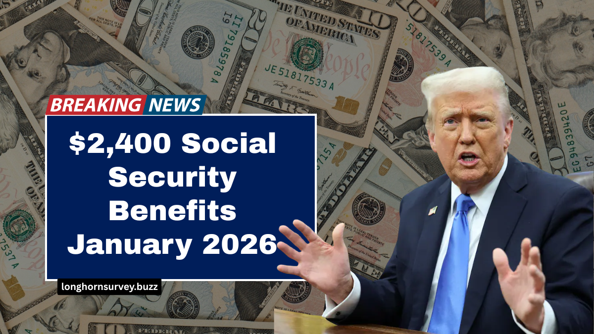 $2,400 Social Security Benefits January 2026 - Who Qualifies And How To Get The Maximum
