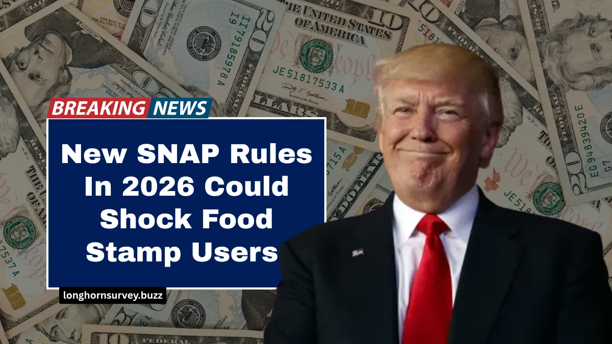 New SNAP Rules In 2026 Could Shock Food Stamp Users — Check If You’re Affected