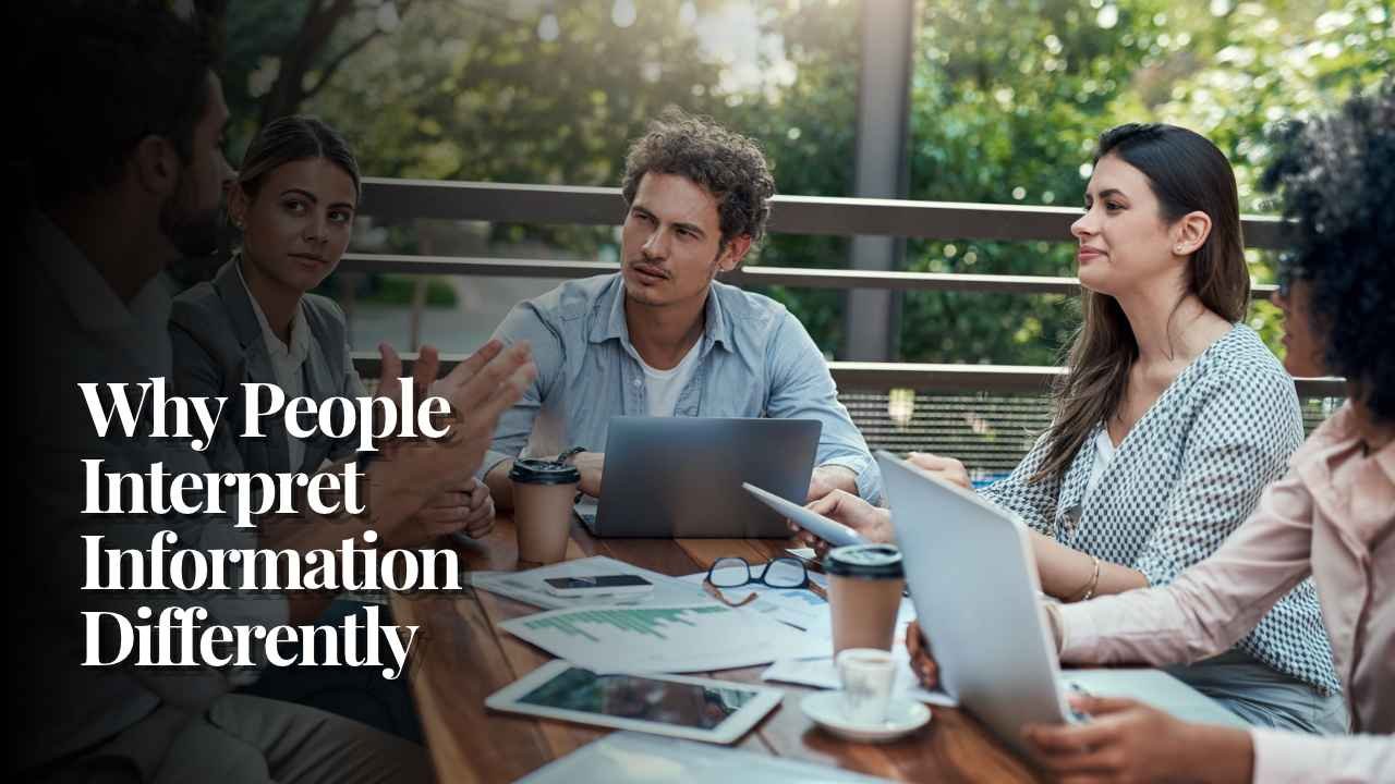 Why People Interpret Information Differently