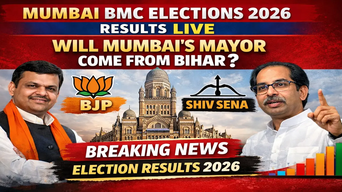 Mumbai BMC Elections 2026 Results LIVE- Will Mumbai’s Mayor Come From Bihar? BJP vs Shiv Sena | Breaking News