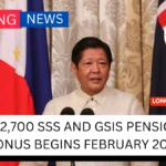 ₱12,700 SSS And GSIS Pension Bonus Begins February 2026
